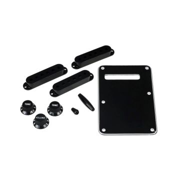 Kit Fender accessori per Stratocaster Bl ack 