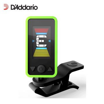 Accordatore a clip D'Addario PW-CT-17GN Eclipse green