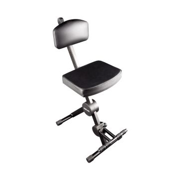 Sgabello QuikLok DX749 con schienale e poggiapiedi