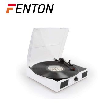 Giradischi Fenton RP108 trasmissione a cinghia white