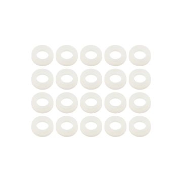 Rondelle Sparedrum CB-W set 20pz per rullante bianco