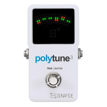 Accordatore Pedale TC Electronic POLYTUNE 3 White
