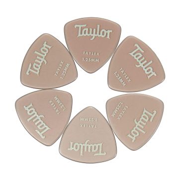 Blister plettri Taylor 1.25mm 6pz smoke grey