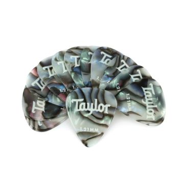 Blister plettri Taylor 80737 Premium 351 12pz abalone 1.21mm