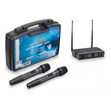 Radiomicrofono doppio palmare Soundsation WF-D290HH