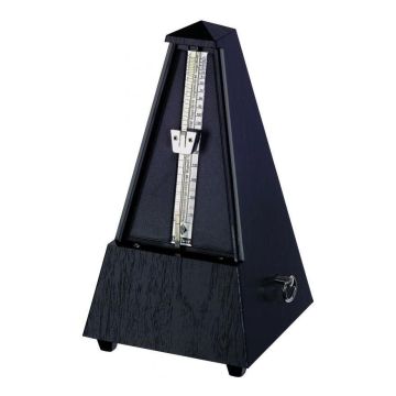 Metronomo Wittner nero quercia satinato  in legno con suoneria 819