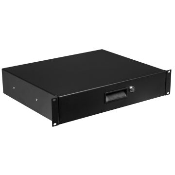 Proel ADRK2RD Cassetto 2U rack 19" in acciaio black