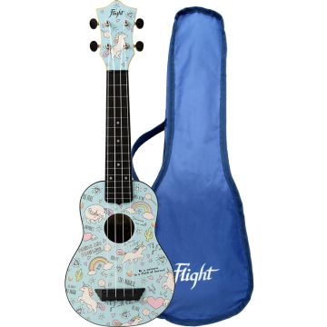 Flight TUS40 Unicorn Ukulele Soprano con borsa