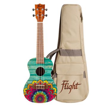 Flight AUC-33 Mansion Ukulele concerto  con borsa