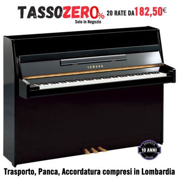 Yamaha B1 Pianoforte Verticale nero lucido