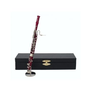 Miniatura Fagotto 17,5 cm  con Stand e custodia Agifty