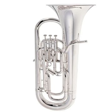 Eufonio Besson BE165-2-0 4 pistoni argentato con custodia