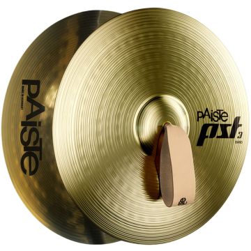 Paiste 14" PST3 Marching Band Coppia Piatti con manali