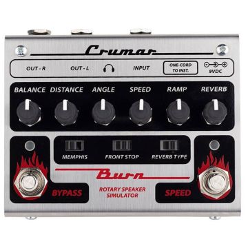Crumar Burn Pedale effetto Leslie con riverbero 