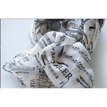 Foulard compositori Bianca (150x50) 