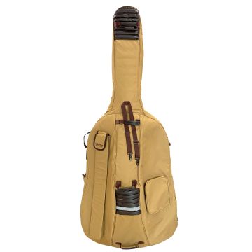 Borsa Contrabbasso 4/4 Boston CB-544 con ruote beige marrone