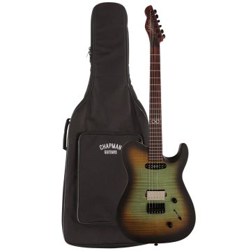 Chapman Lawmaker Legacy baritone Chitarra Elettrica forest moss green con borsa