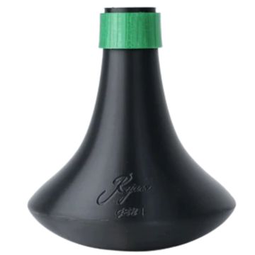 Sordina Trombone Basso Rejano Mutes CLOVER Green Practice in resina Nera