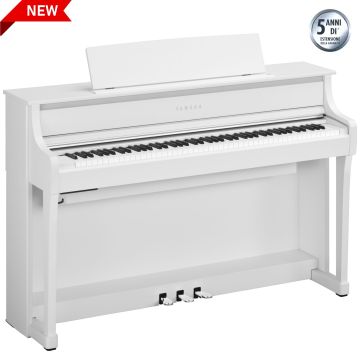 Yamaha CLP875-WH con mobile Bianco Opaco