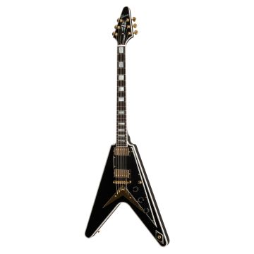 Gibson Flying V Custom with ebony fingerboard gloss ebony