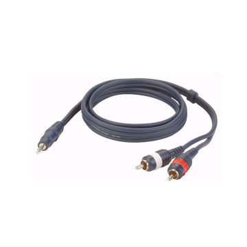 Cavo 2 rca M/ jack stereo mini 1,5 mt Dap Audio