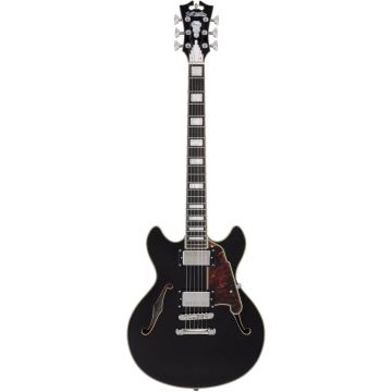 D'Angelico Premier Mini DC black flake