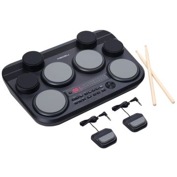 Multipad Medeli DD225 con 8 pad, 2 pedali e bacchette  