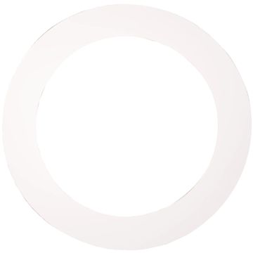 Cerchio per foro pelle Cassa Remo 5 1/2" Bianco Adesivo