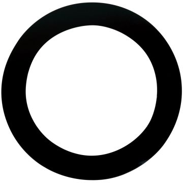 Cerchio per Foro Cassa Remo 5 1/2 Nero Adesivo