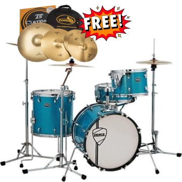 Peace DP-X4-16 Retrò Monterey Jazz16" Minnesota sparkle con piatti omaggio