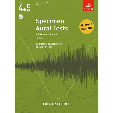 ABRSM Specimen Aural Tests Gradi 4-5 Edizione Italiana con 2 cd