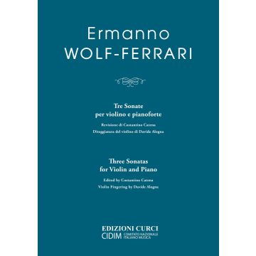 E.Wolf-Ferrari Tre Sonate per Violino e Pianoforte 