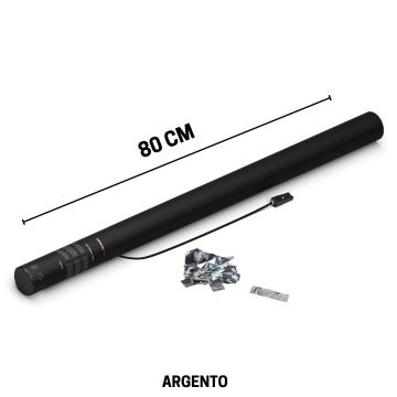 MagicFx Spara coriandoli elettrico 80cm argento