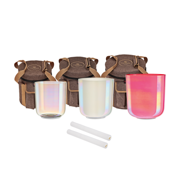 Sonic Energy ECSBSETEBG Set Campane cristallo 3pz