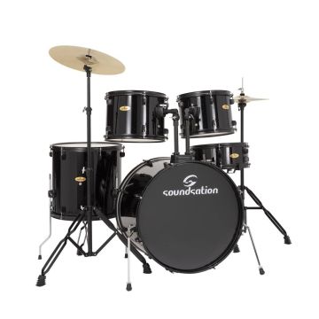 Batteria Soundsation EDK22-BK 22" 5pz Hardware piatti black