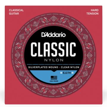 Corde Classica D`Addario EJ27H Classic nylon hard 28,5-44