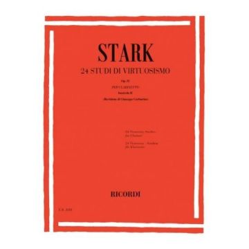 Stark 24 studi di virtuosismo Op.51 per Clarinetto fascicolo II Garbarin
