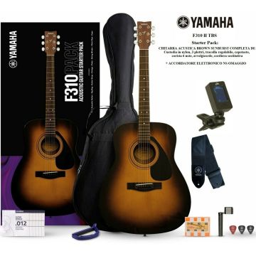 Kit Chitarra Acustica Yamaha F310P Tobacco brown sunburst
