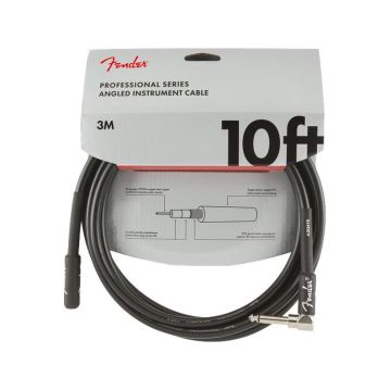 Cavo jack/jack angolare 3 mt Fender Professional black