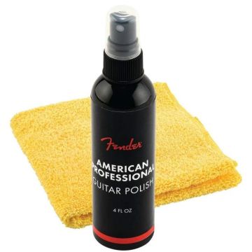 Polish corpo chitarra Fender American professional con panno 
