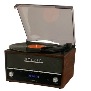 Giradischi Audizio Frisco Retro Record Player DAB/BT