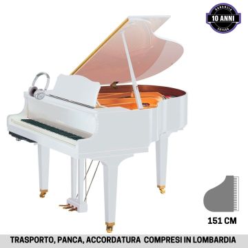 Pianoforte coda silent Yamaha GB1K SC3 Silent bianco