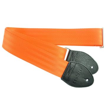 Souldier Seatbelt orange Tracolla chitarra 5cm
