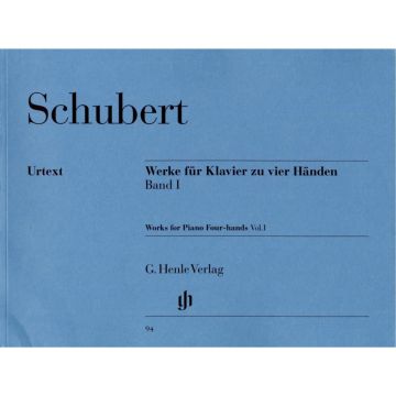 Schubert Werke fur klavier zu vier Handen band I piano four hands Vol.1