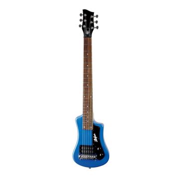 Chitarra Elettrica Hofner Shorty blu con borsa