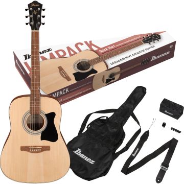Ibanez V50NJP-OPN Kit Chitarra Acustica Jam pack natural