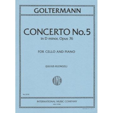 Goltermann Concerto D min N.5 Op.67 Cell o & Piano