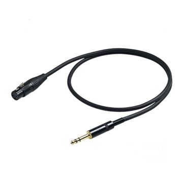 Cavo jackstereo/XLRF 05 mt Proel 5 mt serie Challenge con connettore Proel