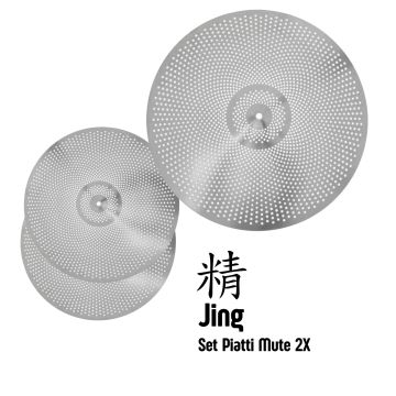 Set Piatti Jing Mute 2X HH 14" Ride 16"