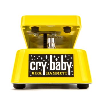 Dunlop KH95Y Kirk Hammett Cry Baby Wah yellow sparkle